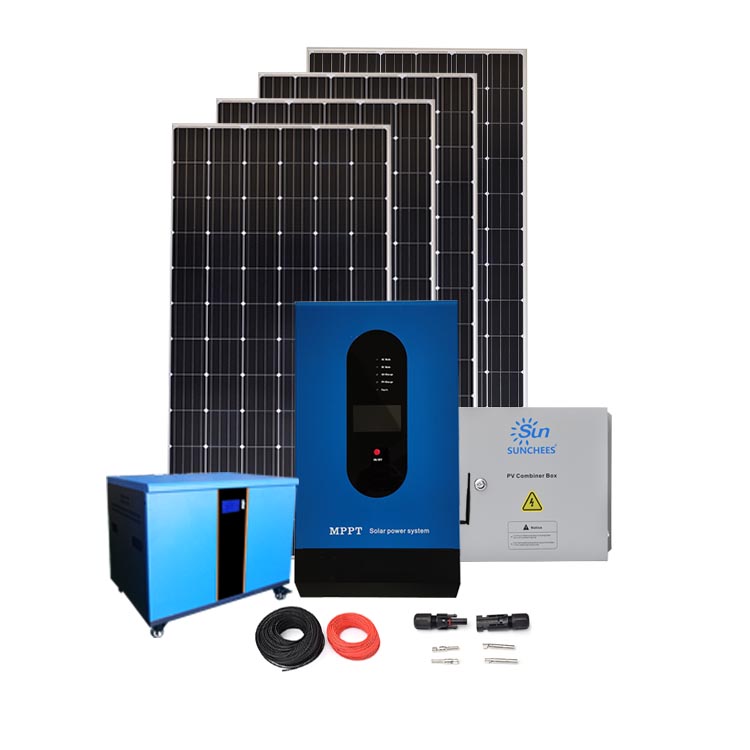 5kw Off-Grid Solar Power System Home Solar Panel Kit 5000W Solar Manufacturer