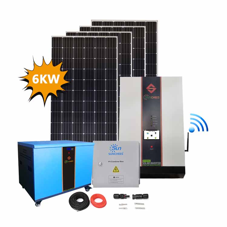 Complete Hot sale home panel kit 6kw for household
