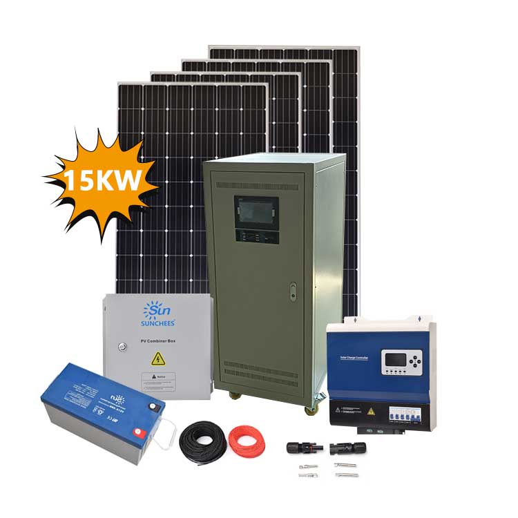 15KW Residential Solar Battery System Complete Solar Power Kits For Homes