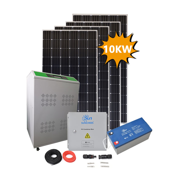 10kw Complete Off The Grid 10000 watt solar system with battery