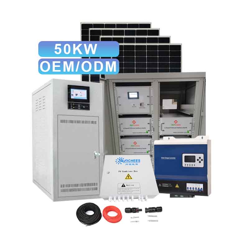 50kw On/off Grid Generator Solar Panel Solar Kit Completo