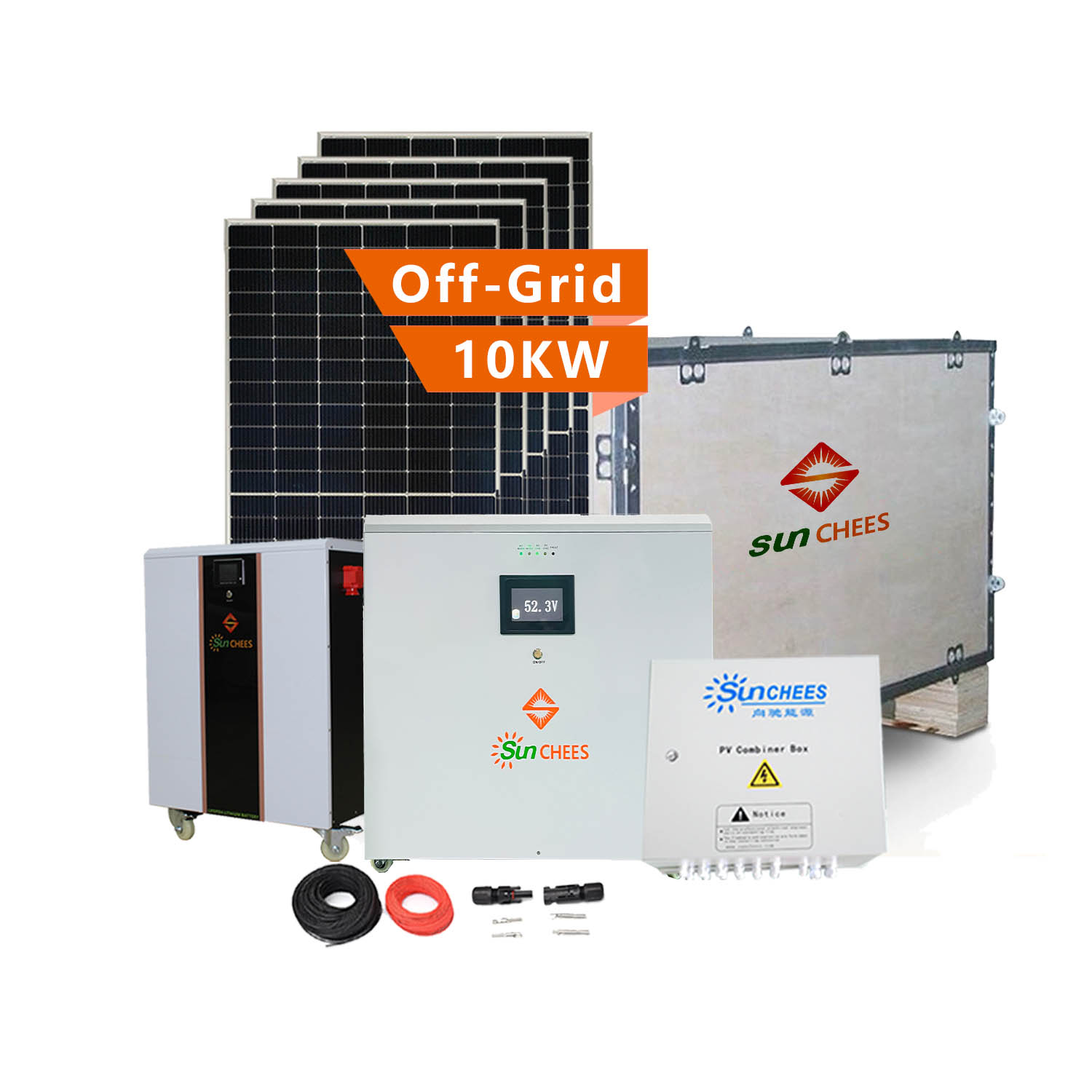 220V 240V 10Kw Split Phase Solar Energy System